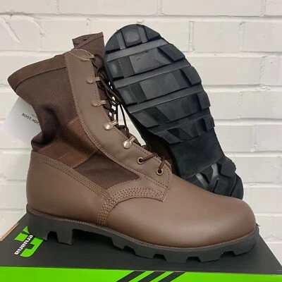 WELLCO BROWN BOOTS - Sizes , WP Leather Hot Weather Jungle , British Army NEW
