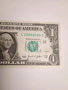 SERIES 2021 $1 L SAN FRANCISCO BEP L-C BLOCK TRINARY WITH 2006 YEAR (L22002006C) - Picture 1 of 7