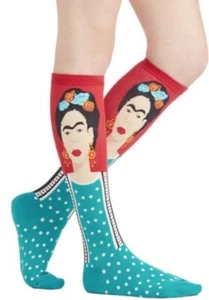 Calcetines hasta la rodilla Frida Kahlo Fern unisex adulto - Imagen 1 de 4