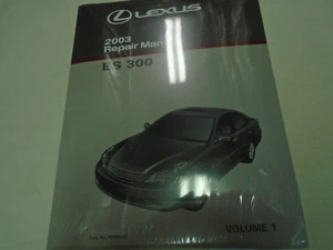 2003 Lexus ES300 Es 300 Servicio Tienda Reparación Taller Manual Juego - Imagen 1 de 4