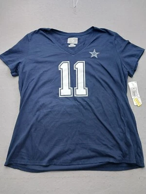 NFL Womens Cowboys Parsons 11 Jersey Medium Navy V-Neck Cotton - Image 1 of 4
