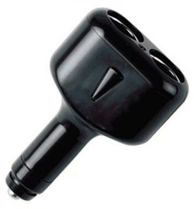 Spinotto Presa Accendisigari Doppia 12/24V Sdoppiatore con Fusibile - C39062 - Foto 1 di 5