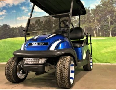 Club Car Nameplate/Emblem, Black/Silver OEM Part - Imagen 1 de 4