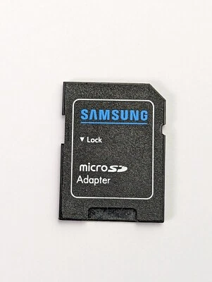 Genuine OEM Samsung Adapter MicroSD to Full SD Size Cards Foto 1 de 4