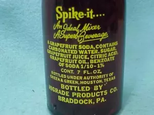 Spike-It soda - 7 oz - 86C - Foto 1 di 1