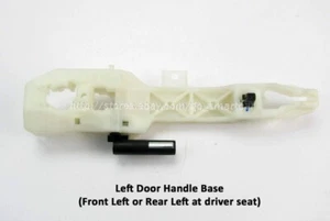 Base de manija de puerta izquierda 1 pieza para Hyundai Accent 2012 2013 2014 2015 2016 2017 - Imagen 1 de 1