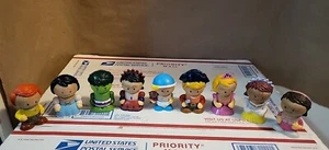Play Town Learning Curve Wood Toy Lot of 9 Figurines Some Playwear Photos Descr - Picture 1 of 14