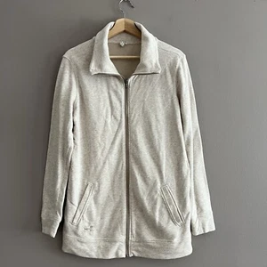 Chaqueta Under Armour Mujer Coldgear Calce Suelto Cremallera Completa Longitud Media Beige Talla M - Imagen 1 de 15