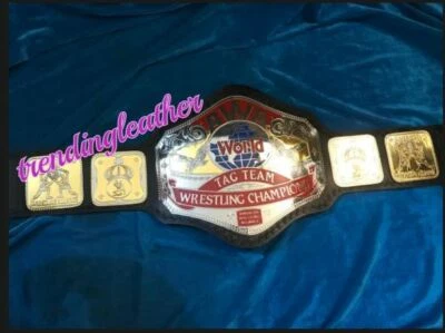 Cinturón Campeonato Mundial de Lucha en Parejas AWA.Talla Adulto. Foto 1 de 4