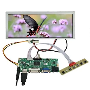 H-D VGA DVI LVDs Board ,10.3" 720P 850 nits IPS WLED Wide Bar LCD Screen 50pins - Afbeelding 1 van 6