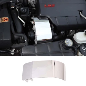 S.Stainless ALTERNATOR COVER engine chrome dress up part Fits Corvette C6 05-13 - Picture 1 of 15
