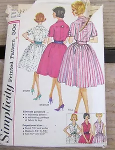 Vintage Simplicity Schnittmuster 3860 - Kleid Volant Rockabilly - Größe 12 - Bild 1 von 1