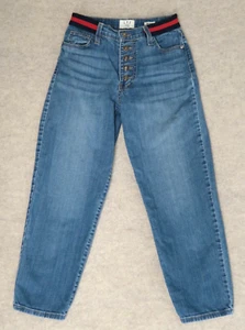 L.T.J. Jeans Denim Modena Mujer Talla 27 Botón Mosca Cintura Alta Azul Oscuro Elástico - Imagen 1 de 14