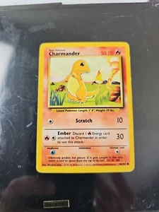 Pokémon TCG Charmander Base Set 46/102 Regular 1st Edition Common - Picture 1 of 12