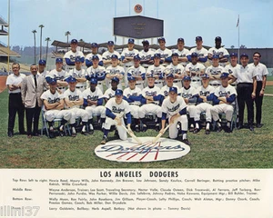 1965 LOS ANGELES LA DODGERS WORLD SERIES CHAMPS 8X10 TEAM PHOTO KOUFAX DRYSDALE - Picture 1 of 1