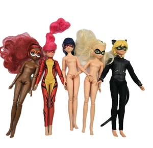 Miraculous Puppen Konvolut - Marienkäfer Katze Noir Rena Rouge Lady Dragon  - Bild 1 von 6
