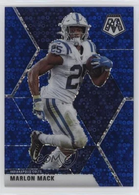 2020 Panini Mosaic No Huddle Blue Prizm /75 Marlon Mack #92 - Image 1 of 2