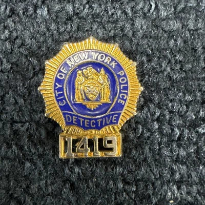 Винтажный лацкан детектива полиции Нью-Йорка - Изображение 1 из 4