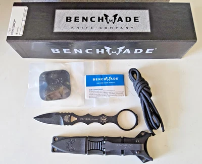 Подлинный кинжал Benchmade 177BK Mini SOCP нож с ножнами, лезвие 2,22 дюйма - Изображение 1 из 4