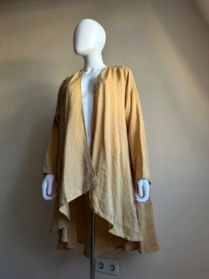 La Bottega di Brunella Linen Blend Kimono Jacket Italy Size 50 - Image 1 of 4