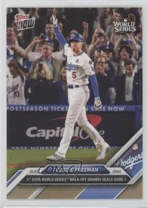 2024 Topps Now World Series /39681 Freddie Freeman #866 - Picture 1 of 5