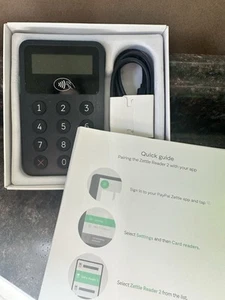 Zettle Reader 2 Credit Card Terminal for Paypal Point of Sale Black ZR2 Open Box - Picture 1 of 3