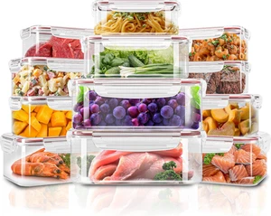 Rubbermaid Brilliance Food Storage Set – 12 Pc, Leak-Proof, Stain Resistant - Picture 1 of 6