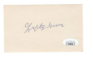 Lefty Grove Signed Autographed 3X5 Index Card A's Red Sox HOFer JSA CF45729 - Picture 1 of 2