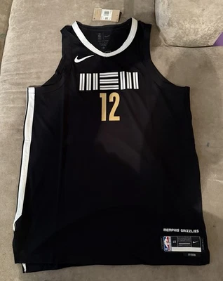 Camiseta deportiva auténtica Ja Morant Memphis Grizzlies Nike 23-24 edición City talla 48 L Foto 1 de 4
