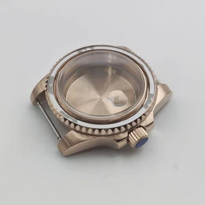 Caja de reloj de acero inoxidable de 40 mm espejo de zafiro sintético para movimiento NH35/NH36 - Imagen 1 de 21