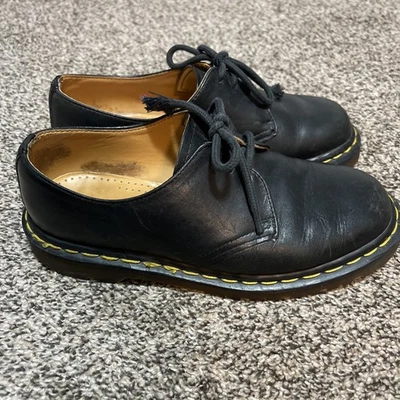 Dr Martens Mens 1461 Made in England Black Leather Size 5 - Image 1 of 4