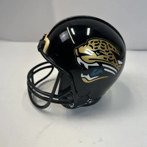 NFL 1995 Jacksonville Jaguars Florida Helmet Bank Coin Piggy Bank Metal Helmet - Picture 1 of 6
