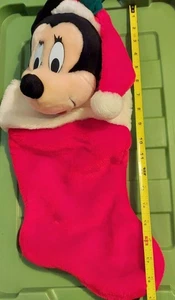Disney Minnie Mouse Medias de Navidad Peluche Decoración de Vacaciones 18" * C08-j - Imagen 1 de 3