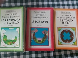 Tolkien Herr der Ringe Dritte Auflage Bibliothek Rusconi 3 Bände Cs - Bild 1 von 1