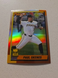 2025 Topps Chrome Paul Skenes 35th Anniversary Refractor Pirates Rookie Cup - Picture 1 of 2