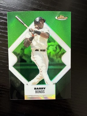 2006 TOPPS FINEST BARRY BONDS /199 Green REFRACTOR - Image 1 of 2