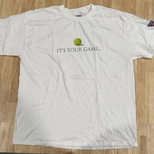 WEISSES TENNIS IT'S YOUR GAME T-SHIRT - Bild 1 von 4