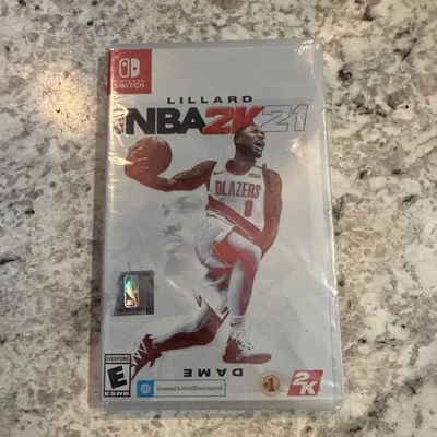 NBA 2K21 - Nintendo Switch - Damian Lillard Edition Game SEALED BRAND NEW - Image 1 of 2