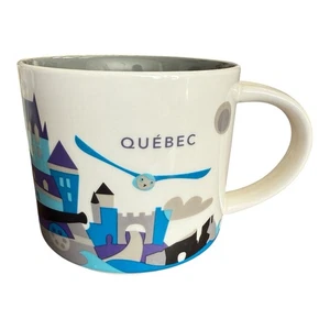2014 Starbucks You Are Here Collection Quebec 14oz Ceramic Mug Cup - Picture 1 of 8