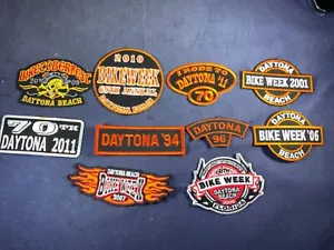 V7-79 MOTORCYCLE PATCH - LOT OF 10 - MIXED BIKE WEEKS - Picture 1 of 1