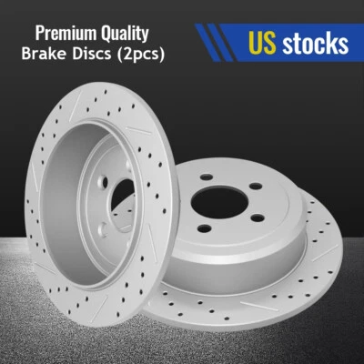 Rear Disc Brake Rotors for Jeep Liberty Dodge Nitro 2008 2009 2010 2011 2011 - Image 1 of 4