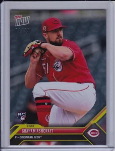 Graham Ashcraft 2023 Topps Now Gold Foil RC #'d 1/23 Road to Opening Day Rookie - Picture 1 of 2