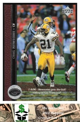 1996 Upper Deck #279 Craig Newsome - Green Bay Packers - Image 1 of 2