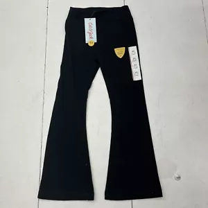 Cat & Jack Black Flare Leg Leggings Durable Knee Girls Size XS 4-5 Youth - Picture 1 of 5