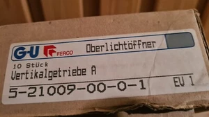 GU Ferco Oberlichtöffner 5-21009-00-0-1 Vertikalgetriebe R - Bild 1 von 4