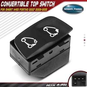 Interruptor de techo convertible cierre de apertura para Smart W451 Fortwo 2007 2008-2015 - Imagen 1 de 8