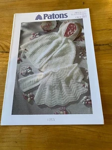 New PATONS Baby's CAPE And ANGEL TOP Crochet Pattern 4 PLY 5272 - Picture 1 of 1