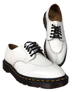 Zapatos de vestir Oxford Dr. Martens 2046 vintage de cuero blanco liso talla M 7/W 8 - Imagen 1 de 9