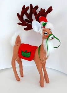 Annalee Reindeer with Santa hat 2017 - Picture 1 of 9