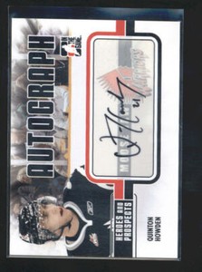 QUINTON HOWDEN 2009/10 09/10 ITG HEROES AND PROSPECTS AUTOGRAPH AUTO AD2659